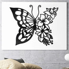 Elegant Metal Butterfly Wall Decor – Modern Butterfly Wall Art for Bedroom, Living Room & Home