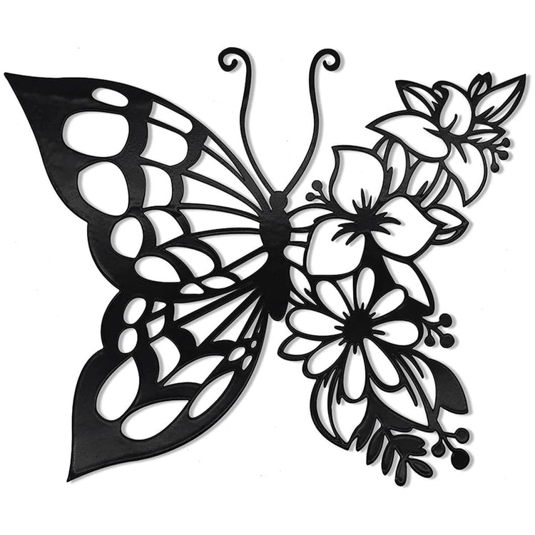 Elegant Metal Butterfly Wall Decor – Modern Butterfly Wall Art for Bedroom, Living Room & Home