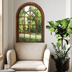 3D Fake Window Plant Wall Sticker – Decorative Self-Adhesive Wall Decal for Bedroom, Living Room & Office