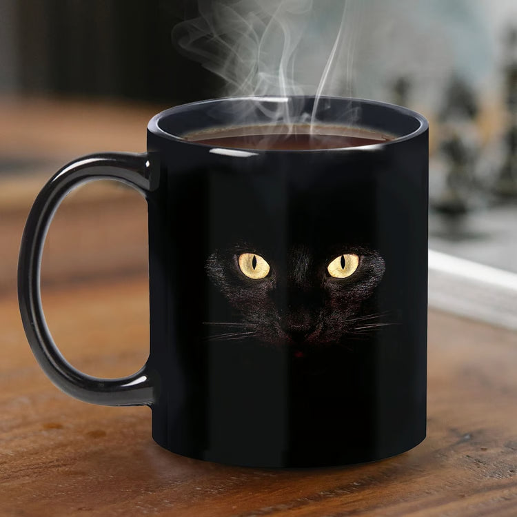 Black Cat Coffee Mug