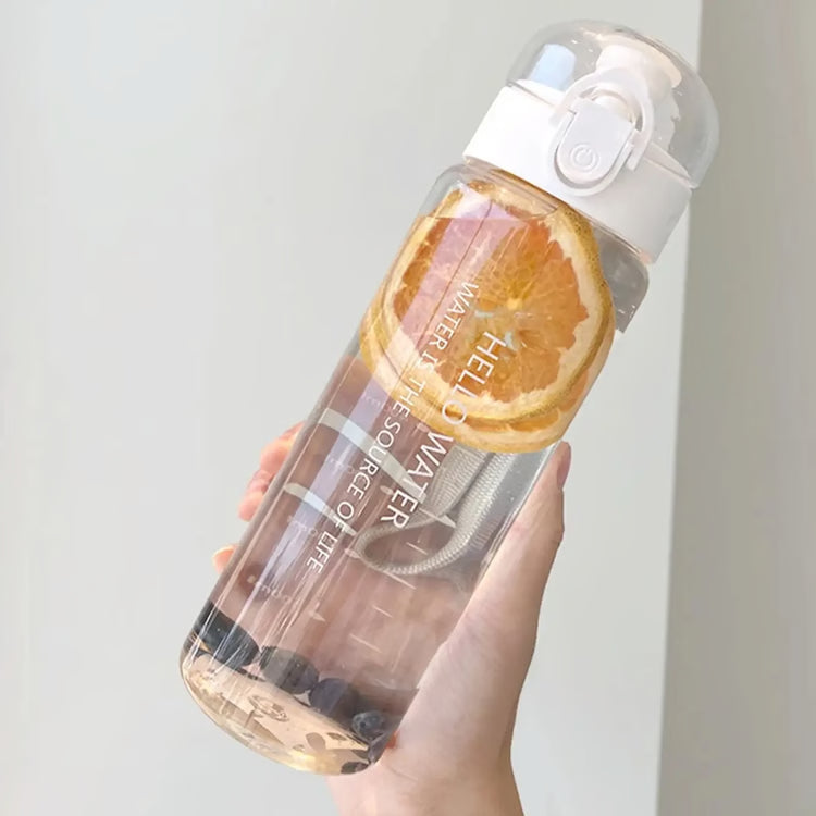 Large Capacity Sports Water Bottle with Straw & Handle