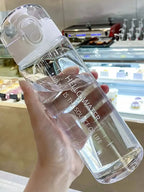 Large Capacity Sports Water Bottle with Straw & Handle