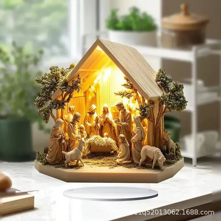 Tree of Life Acrylic Family Statue – Symbolic Desktop Decor for Home, Office & Gifting