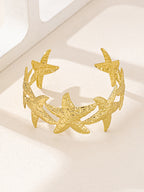 Retro Starfish Bracelet – Minimalist Gold Bracelet