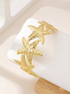Retro Starfish Bracelet – Minimalist Gold Bracelet