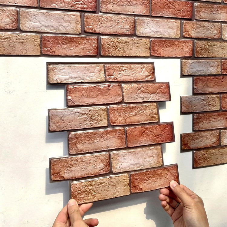 3D PVC Wall Stickers – Self-Adhesive Peel-and-Stick Decorative Wall Panels for Home Decor
