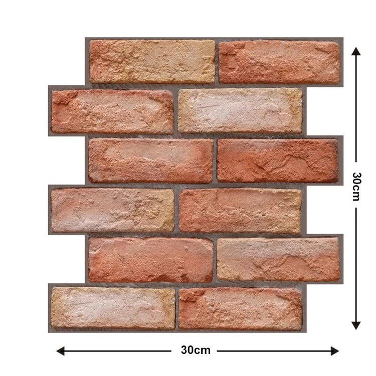 3D PVC Wall Stickers – Self-Adhesive Peel-and-Stick Decorative Wall Panels for Home Decor