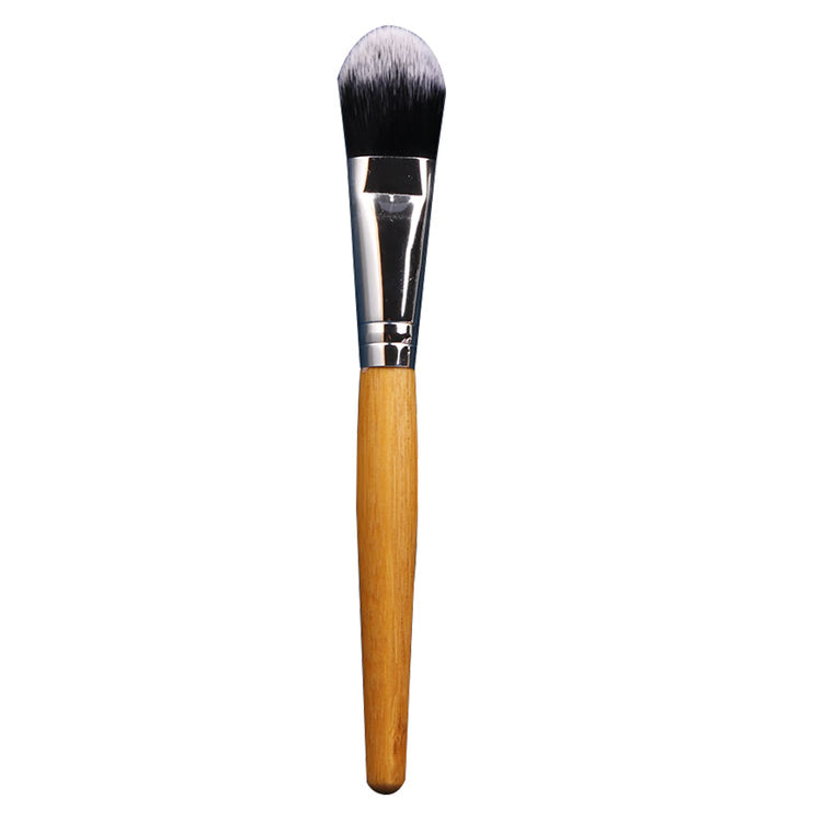 Bamboo Facial Mask Brush – Flexible Silicone Applicator for Clay, Mud & Cream Masks