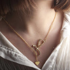 Heart Stethoscope Necklace for Women