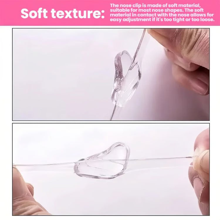 3D U Shape Nose Clip – Reusable Silicone Nose Support Beauty Accessory