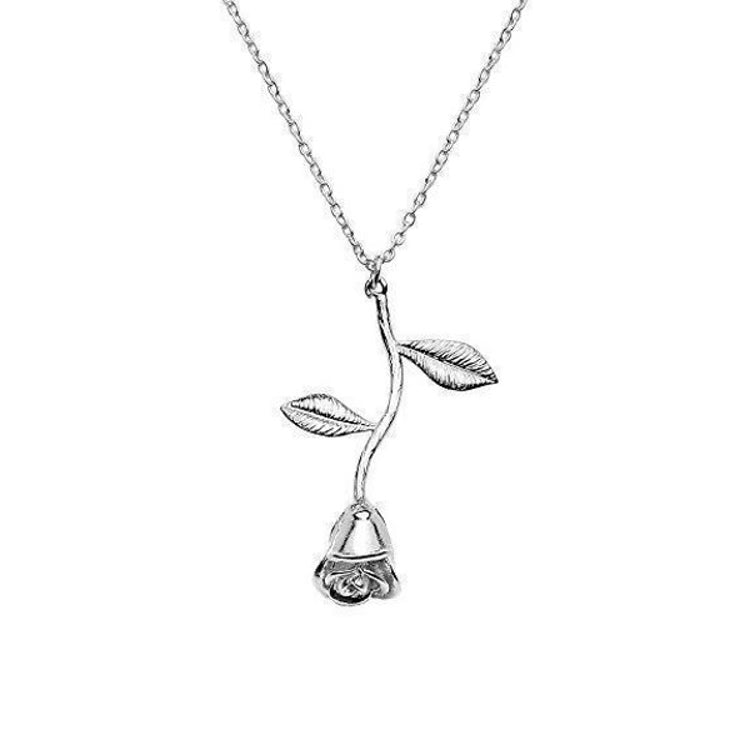Rose Pendant Necklace for Women