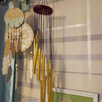 12-Tube Aluminum Outdoor Wind Chimes – Decorative Hanging Chime for Garden, Patio & Home