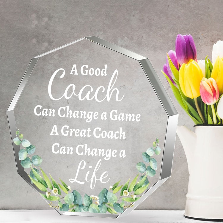 Acrylic Appreciation Gift – Thank You Decorative Sign for Women & Men, Coworker Farewell & Home Decor