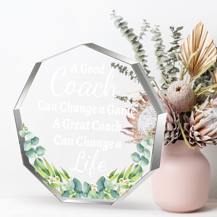 Acrylic Appreciation Gift – Thank You Decorative Sign for Women & Men, Coworker Farewell & Home Decor