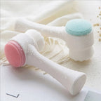 Double-Sided Silicone Facial Cleansing Brush – Reusable Exfoliating and Massage Tool