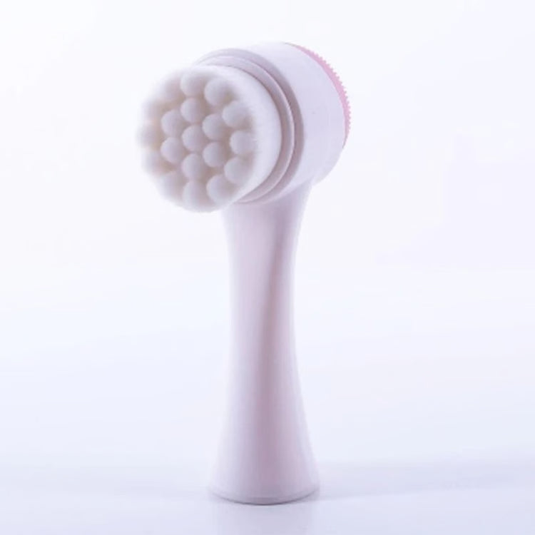 Double-Sided Silicone Facial Cleansing Brush – Reusable Exfoliating and Massage Tool