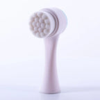 Double-Sided Silicone Facial Cleansing Brush – Reusable Exfoliating and Massage Tool