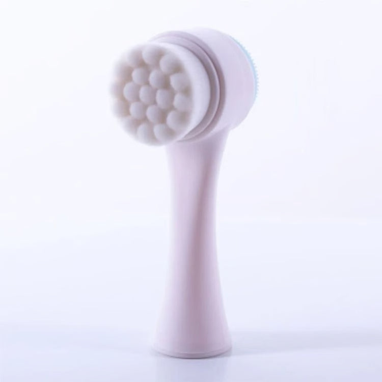 Double-Sided Silicone Facial Cleansing Brush – Reusable Exfoliating and Massage Tool