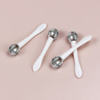 Dual-Ended Cosmetic Applicator Spatula and Facial Massage Tool