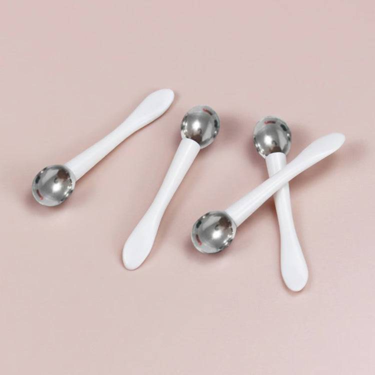 Dual-Ended Cosmetic Applicator Spatula and Facial Massage Tool