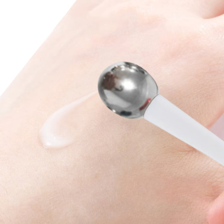 Dual-Ended Cosmetic Applicator Spatula and Facial Massage Tool
