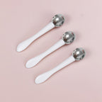 Dual-Ended Cosmetic Applicator Spatula and Facial Massage Tool
