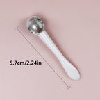 Dual-Ended Cosmetic Applicator Spatula and Facial Massage Tool