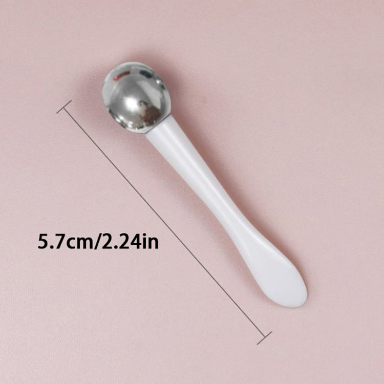 Dual-Ended Cosmetic Applicator Spatula and Facial Massage Tool