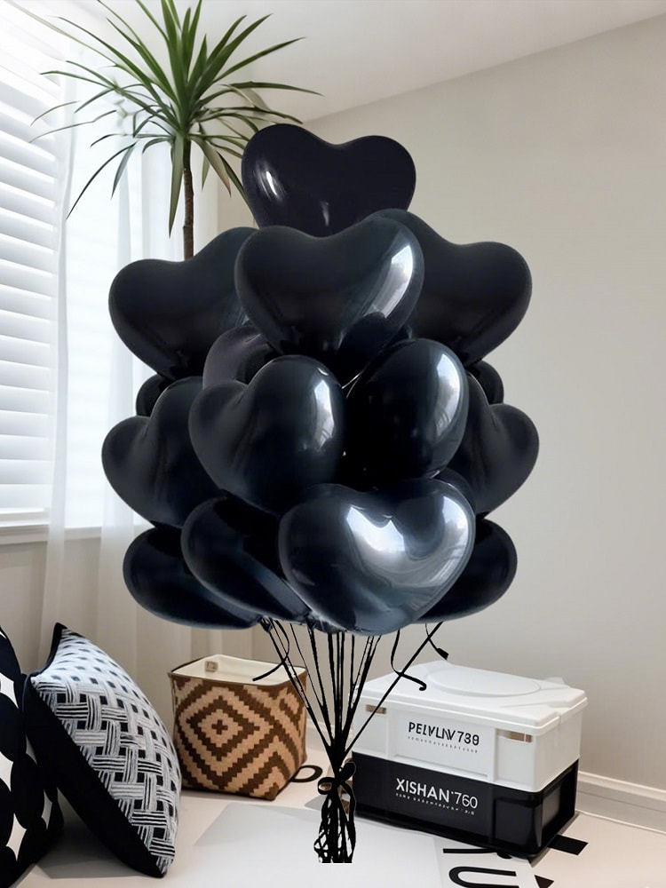 White Heart Balloons for Wedding, Bridesmaids' Gifts, Marriage, Engagement, and Party Decorations