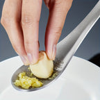 Stainless Steel Grater Spoon for Garlic, Ginger, and Vegetables Premium Kitchen Tool