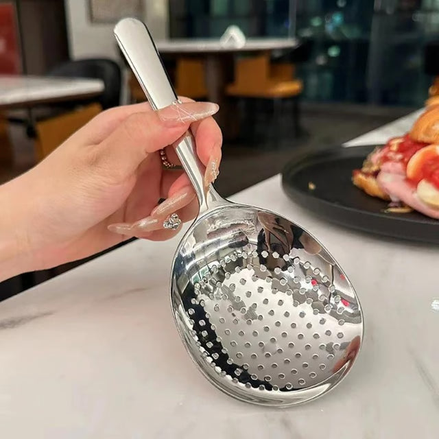 Heavy Duty Stainless Steel Serving Spoons Large Heat-Resistant Kitchen Ladles for Restaurant Catering & Home Use