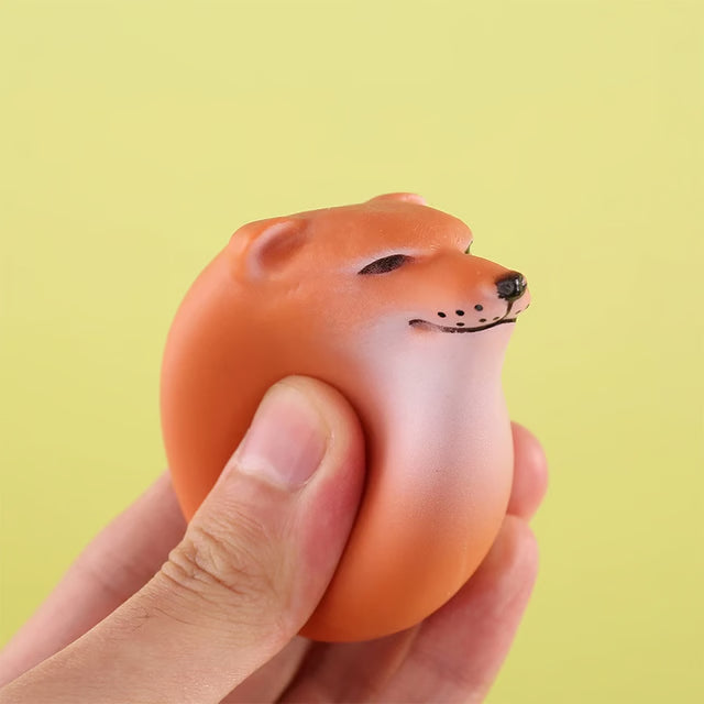 Creative Shiba Inu Egg Shape Desk Decor, Realistic PVC Dog, Egg Union Decoration for Home Office Fun Christmas Gift