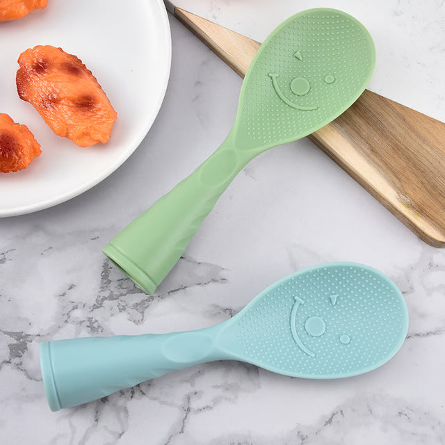 Non Stick Standing Plastic Rice Spoon Perfect for Cooking Every Time