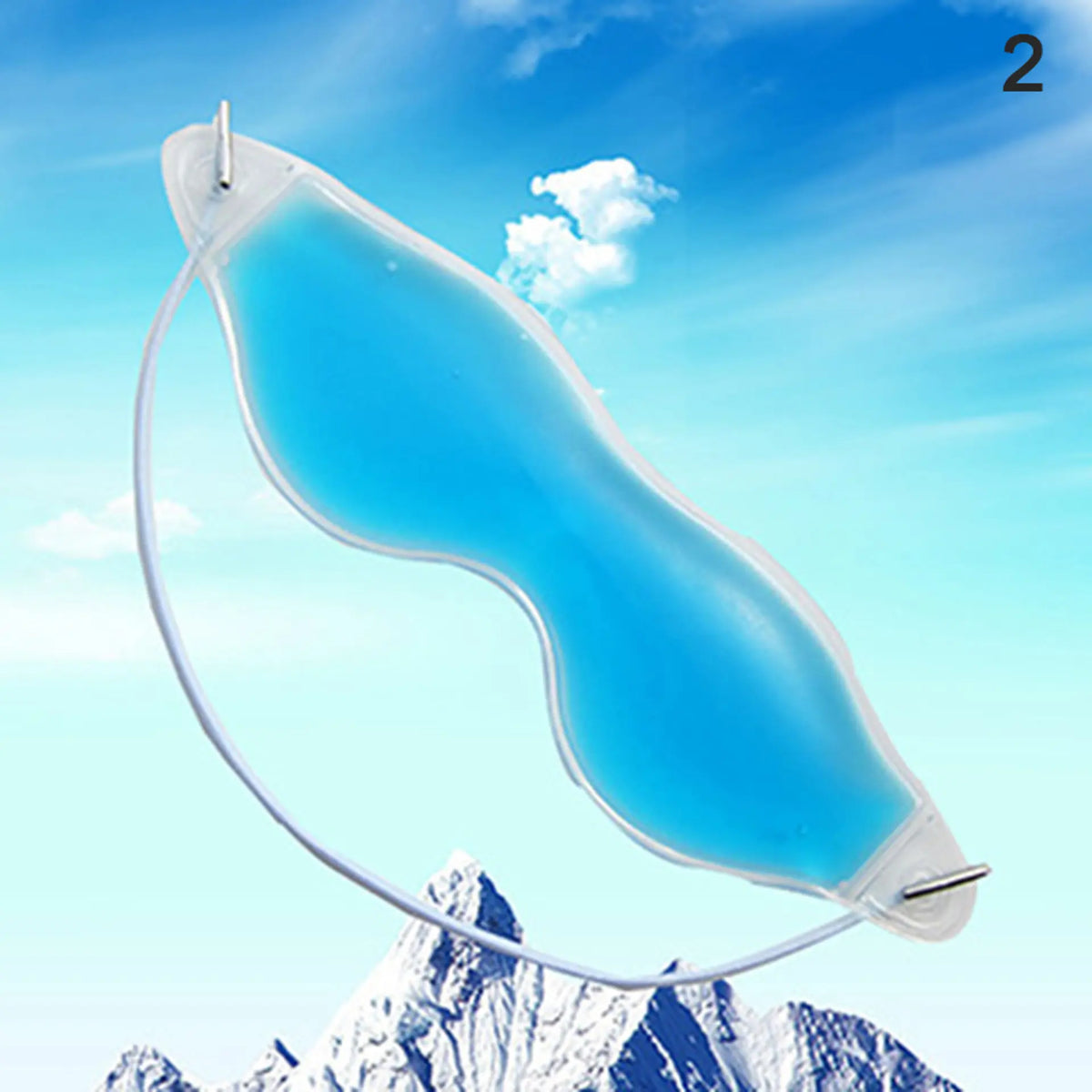 Cooling Ice Eye Gel Mask – Reusable Cold Compress for Tired Eyes