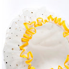 Double Layer Waterproof Shower Cap for Women – Reusable PVC Hair Protection Cap