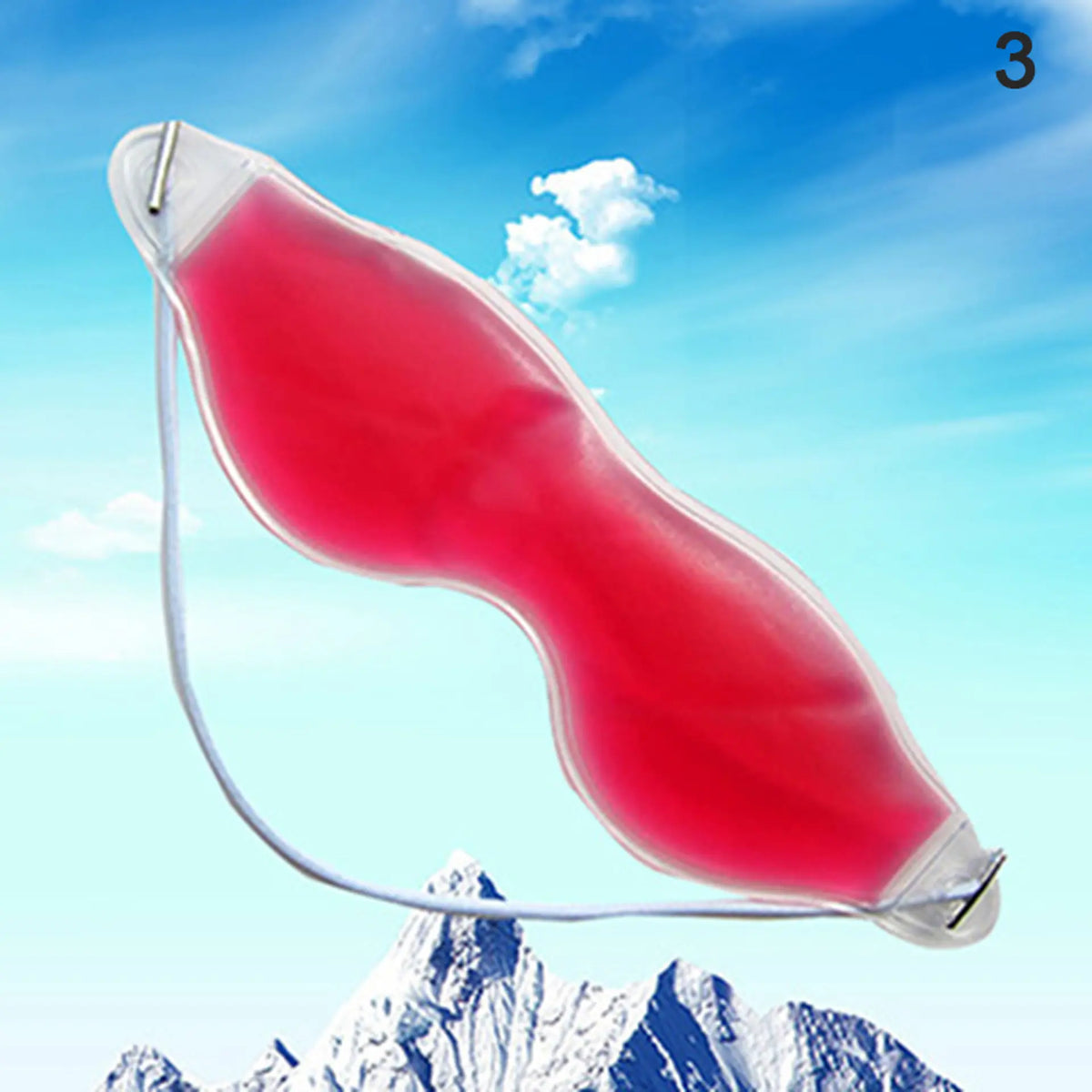 Cooling Ice Eye Gel Mask – Reusable Cold Compress for Tired Eyes