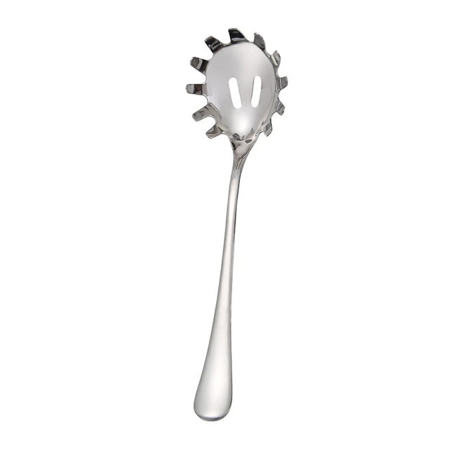 Stainless Steel Multifunctional Noodle Spoon & Strainer – The Ultimate Pasta Colander for Effortless Cooking