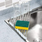 Foldable Kitchen Sink Drain Rack – Space-Saving Sink Drain Rack for Fruits, Vegetables, Dishes & Kitchen Essentials