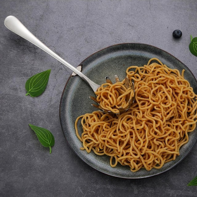 Stainless Steel Multifunctional Noodle Spoon & Strainer – The Ultimate Pasta Colander for Effortless Cooking