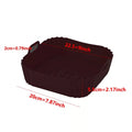 Silicone Air Fryer Basket Reusable Non Stick Pan Liner for Oven, Pizza & Fried Chicken Baking Tray Accessories