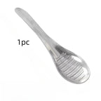 Stainless Steel Grater Spoon for Garlic, Ginger, and Vegetables Premium Kitchen Tool