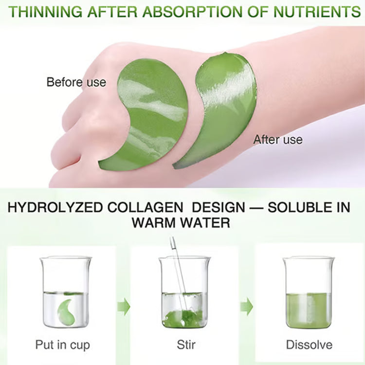 Seaweed Soothing Eye Patches – Hydrating Under-Eye Gel Masks