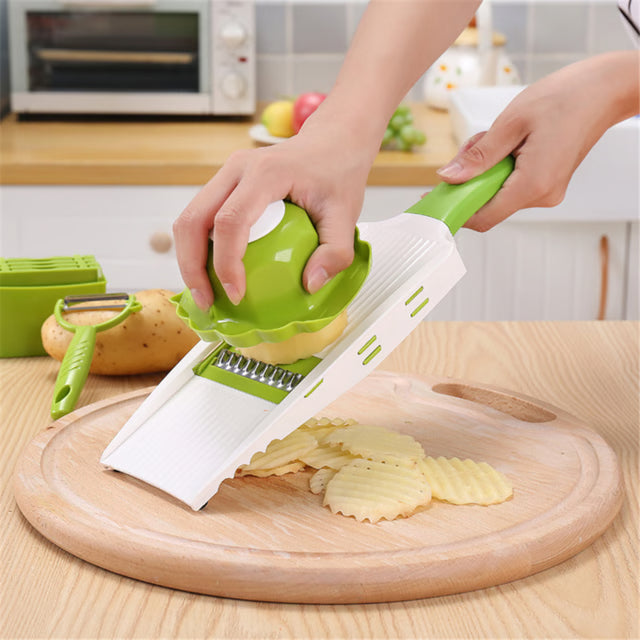 Potato Hand Protector Kitchen Vegetable Slicer Guard for Safe, Easy Cutting