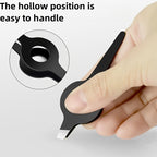 High Precision Eyebrow Tweezers – Slanted Stainless Steel Facial Hair Removal Tool