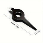 High Precision Eyebrow Tweezers – Slanted Stainless Steel Facial Hair Removal Tool