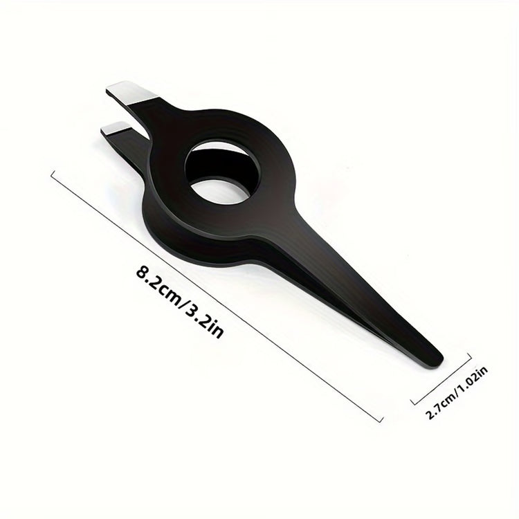 High Precision Eyebrow Tweezers – Slanted Stainless Steel Facial Hair Removal Tool