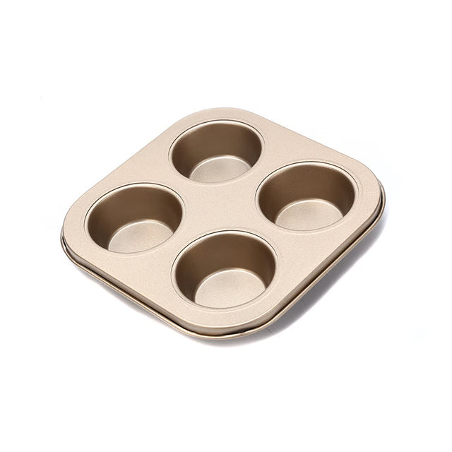 Non-Stick Cupcake Tray Holes Carbon Steel Baking Mold Muffin Cake Pan