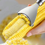 Stainless Steel Corn Peeler Stripper Tool with Serrated Cob Shaver