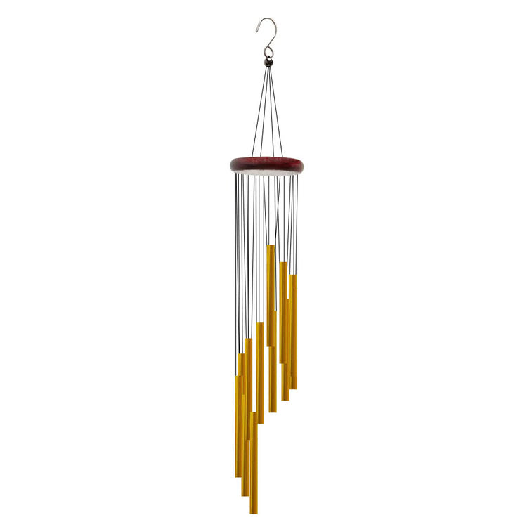 12-Tube Aluminum Outdoor Wind Chimes – Decorative Hanging Chime for Garden, Patio & Home