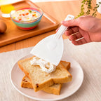 Plastic Cake Knife Scraper Chocolate Shovel Dough Cutter Soft-scratch Butter Tri-angle DIY Baking Kitchen Tools